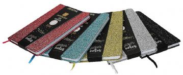 Notes CREATIVE A5 GLITTER sa šljokicama sort 96L 