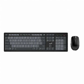 Tipkovnica i miš GENIUS Smart KM-8200 - bežični - crno siva