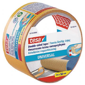 Traka ljepljiva obostrana 50mm/5m Universal Tesa 56170 bijela
