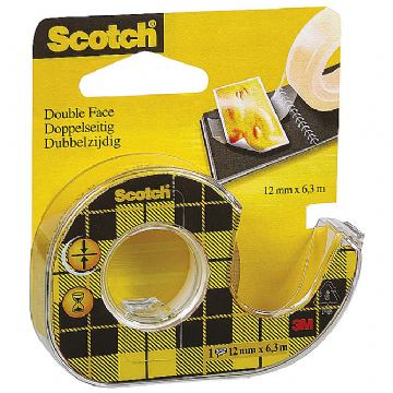 Traka ljepljiva obostrana 12mm/6,3m Scotch-136D 3M