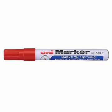 UNI 520F MARKER OBLI VRH CRVENI  