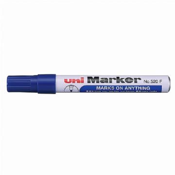 UNI 520F MARKER OBLI VRH PLAVI  