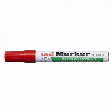 UNI 580B MARKER KOSI VRH CRVENI  