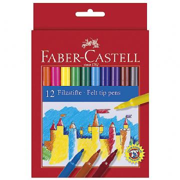 FLOMASTER ŠKOL.12 BOJA FABER CASTELL  