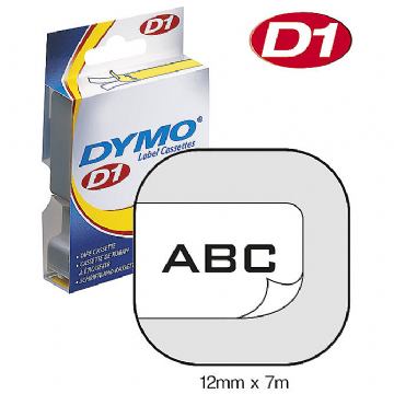 DYMO TRAKA 12X7M 45013 BLACK ON WHITE  