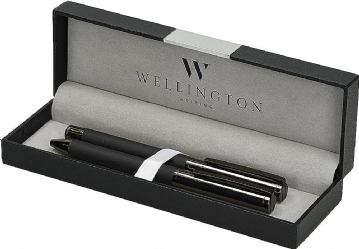 Set pisaći Wellington Stamford ol.kem + roler crni u poklon kutiji P1/100