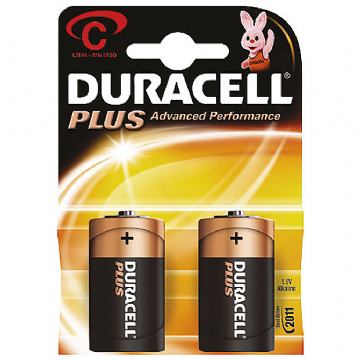 Baterija alkalna 1,5V C Basic pk2 Duracell LR14 blister