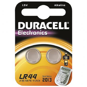 Baterija alkalna 1,5V pk2 Duracell LR44 blister