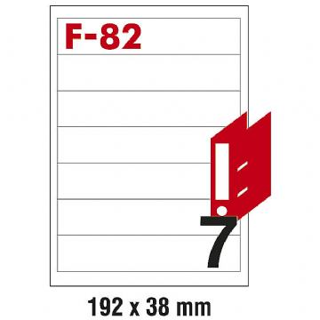 ETIKETE ILK 192X38 PK100 F-82  