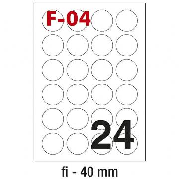 ETIKETE ILK FI40 F-04 PK100  