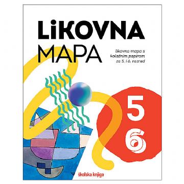 Mapa likovna + kolaž V-VI razred Umjetnost i ja Školska Knjiga