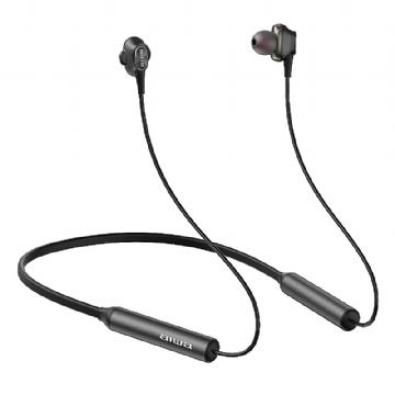 Slušalice AIWA In-Earphone, bežične, Quad Driver Neckband ESTBT-450BK