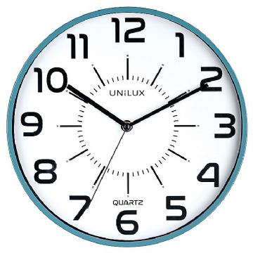 Sat zidni fi-28cm Pop Unilux 400094560 plavi