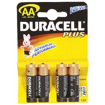 BATERIJA DURACELL 1,5V AA BASIC PK4  