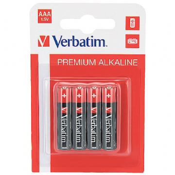 BATERIJA VERBATIM 1,5V AAA PK4  